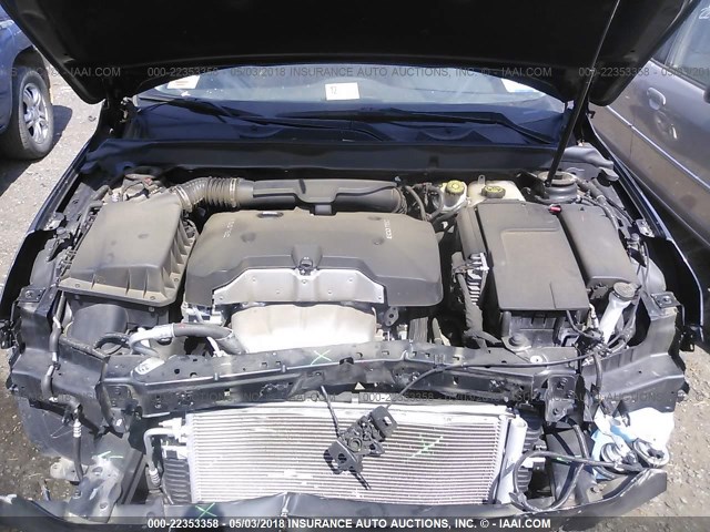 1G11C5SLXEF274285 - 2014 CHEVROLET MALIBU 1LT BLACK photo 10