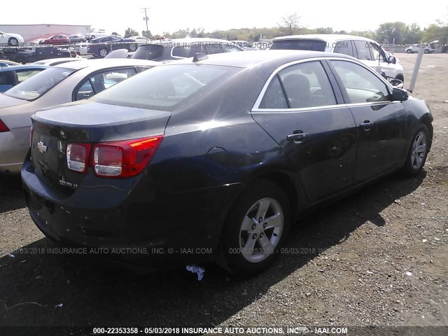 1G11C5SLXEF274285 - 2014 CHEVROLET MALIBU 1LT BLACK photo 4