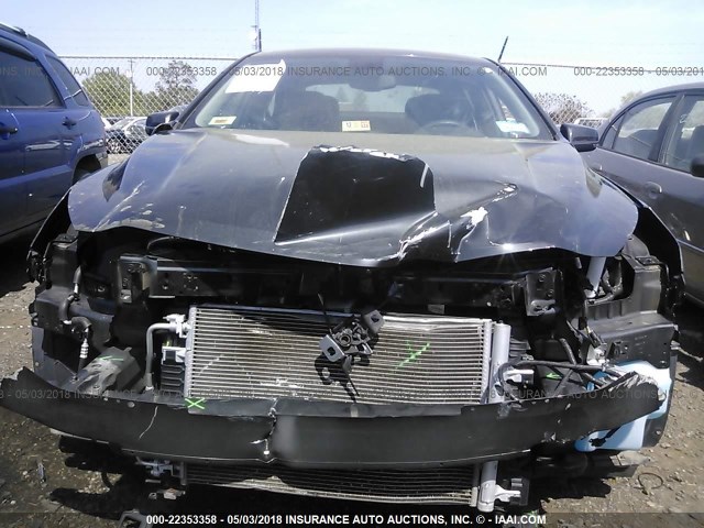 1G11C5SLXEF274285 - 2014 CHEVROLET MALIBU 1LT BLACK photo 6