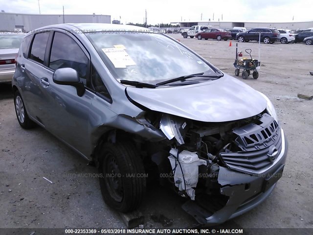 3N1CE2CP5EL434365 - 2014 NISSAN VERSA NOTE S/S PLUS/SV/SL SILVER photo 1