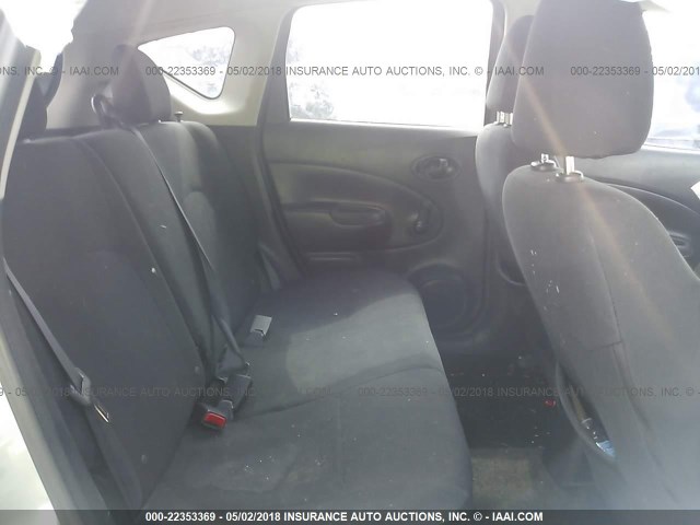 3N1CE2CP5EL434365 - 2014 NISSAN VERSA NOTE S/S PLUS/SV/SL SILVER photo 8