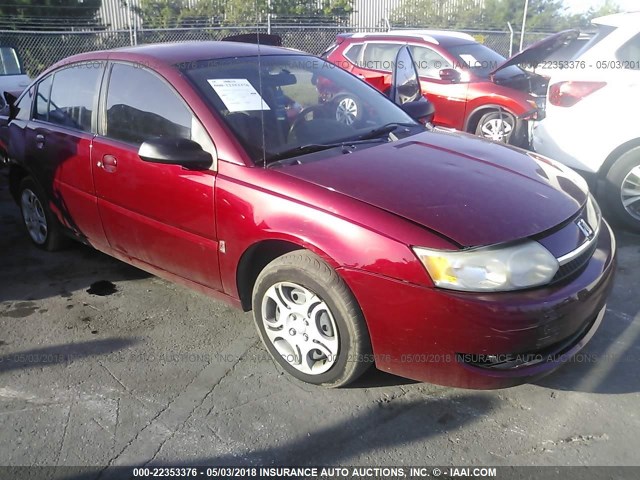 1G8AJ54F14Z224600 - 2004 SATURN ION LEVEL 2 Tünd qırmızı foto 1