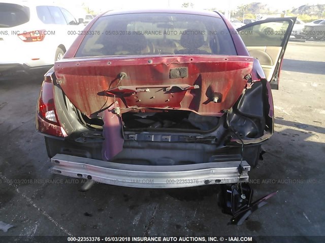 1G8AJ54F14Z224600 - 2004 SATURN ION LEVEL 2 Tünd qırmızı foto 6