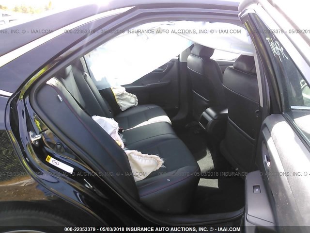 4T1BF1FK5HU366736 - 2017 TOYOTA CAMRY LE/XLE/SE/XSE BLACK photo 8