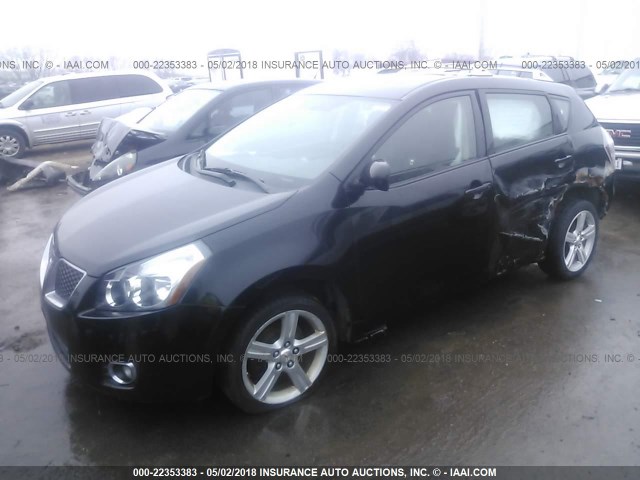 5Y2SM67019Z428495 - 2009 PONTIAC VIBE BLACK photo 2