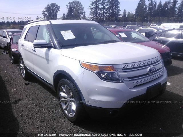 1FMHK8F84BGA88937 - 2011 FORD EXPLORER LIMITED WHITE photo 1