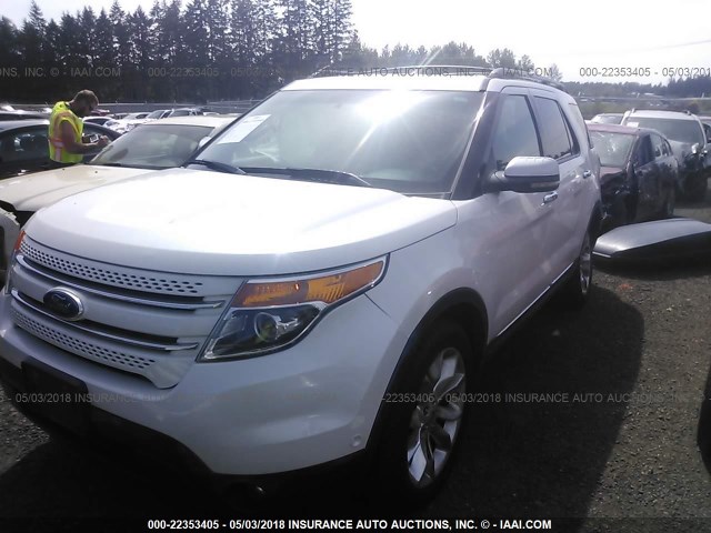 1FMHK8F84BGA88937 - 2011 FORD EXPLORER LIMITED 白色 照片 2