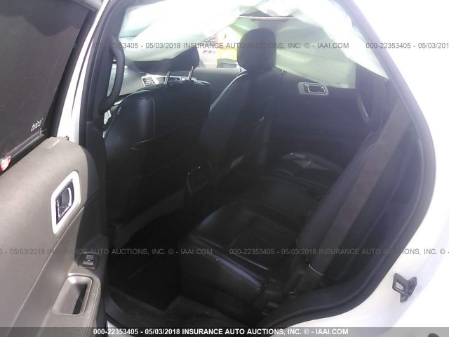 1FMHK8F84BGA88937 - 2011 FORD EXPLORER LIMITED 白色 照片 8