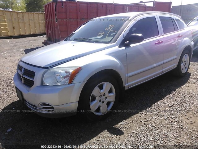 1B3HB48BX7D510452 - 2007 DODGE CALIBER SXT SILVER photo 2