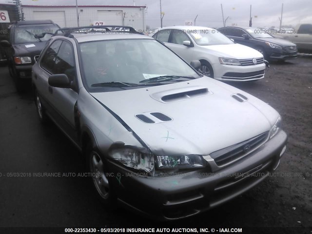 JF1GF4851XH809142 - 1999 SUBARU IMPREZA OUTBACK SPORT GRAY photo 1