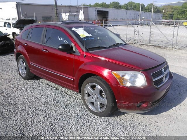 1B3HB78K67D132776 - 2007 DODGE CALIBER R/T BURGUNDY photo 1