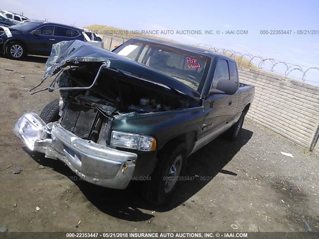 3B7HC13Y51G780043 - 2001 DODGE RAM 1500 GREEN photo 2