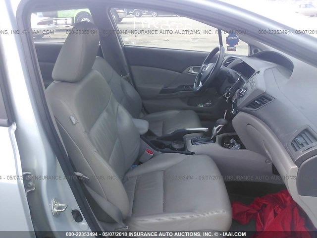 2HGFB2F92CH507666 - 2012 HONDA CIVIC EXL 蓝色 照片 5