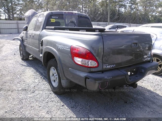 5TBBT48155S470882 - 2005 TOYOTA TUNDRA ACCESS CAB LIMITED GRAY photo 3