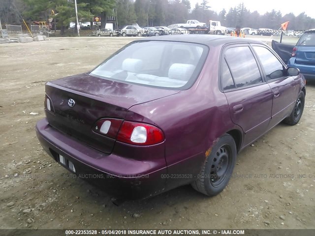 2T1BR18E0WC057415 - 1998 TOYOTA COROLLA VE/CE/LE 栗色 照片 4