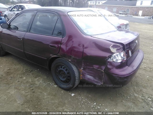 2T1BR18E0WC057415 - 1998 TOYOTA COROLLA VE/CE/LE 栗色 照片 6