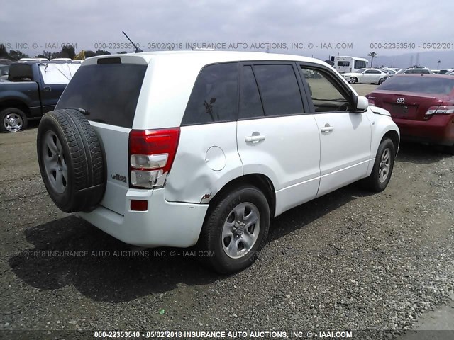 JS3TE941564100586 - 2006 SUZUKI GRAND VITARA  WHITE photo 4