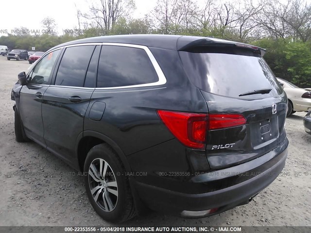 5FNYF6H55GB066236 - 2016 HONDA PILOT EXL GRAY photo 3