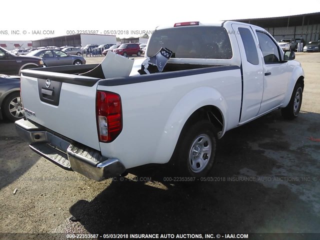 1N6BD0CT4GN763779 - 2016 NISSAN FRONTIER S/SV WHITE photo 4