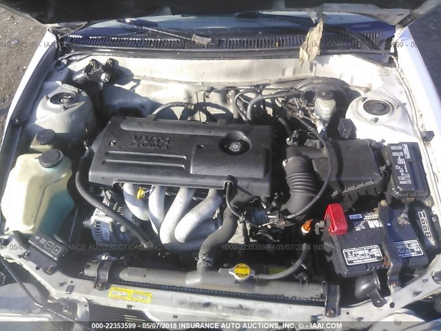 2T1BR12EXYC280167 - 2000 TOYOTA COROLLA VE/CE/LE 灰色 照片 10