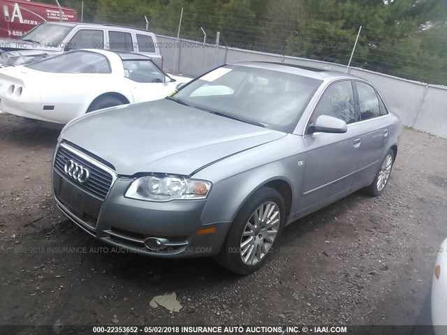 WAUDF78E36A120433 - 2006 AUDI A4 2.0T QUATTRO GRAY photo 2