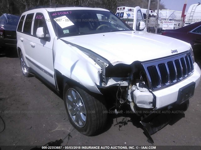 1J8HR58P79C536178 - 2009 JEEP GRAND CHEROKEE LIMITED WHITE photo 6