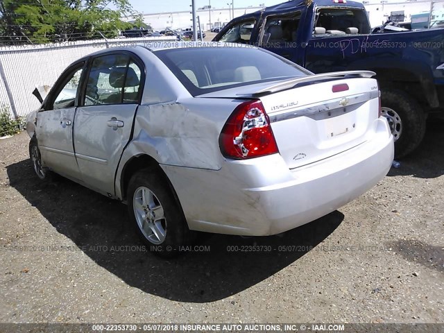 1G1ZT54895F193936 - 2005 CHEVROLET MALIBU LS ვერცხლისფერი ფოტო 3