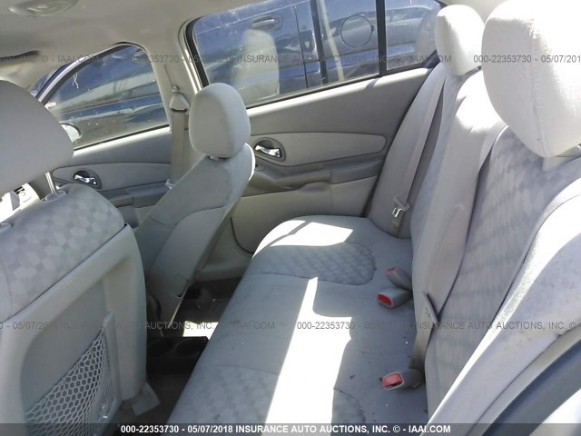 1G1ZT54895F193936 - 2005 CHEVROLET MALIBU LS ვერცხლისფერი ფოტო 8