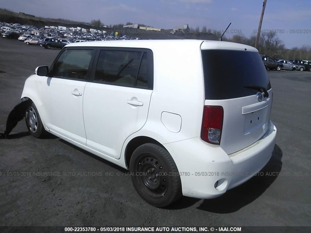 JTLZE4FE3CJ029594 - 2012 TOYOTA SCION XB WHITE photo 3