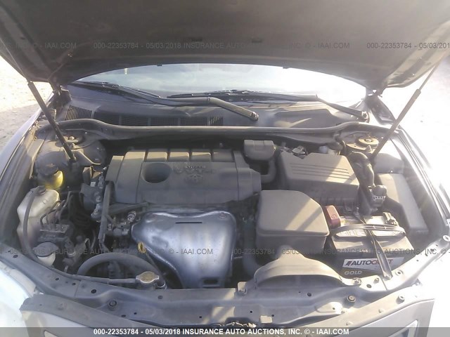 4T4BF3EK8BR094189 - 2011 TOYOTA CAMRY SE/LE/XLE GRAY photo 10