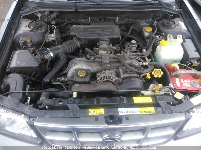 JF1SF6553WH705440 - 1998 SUBARU FORESTER S BLACK photo 10