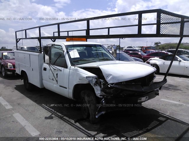 1GDGC34R0YF484837 - 2000 GMC SIERRA C3500 WHITE photo 1