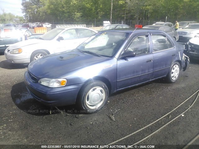 2T1BR12E8XC214537 - 1999 TOYOTA COROLLA VE/CE/LE BLUE photo 2