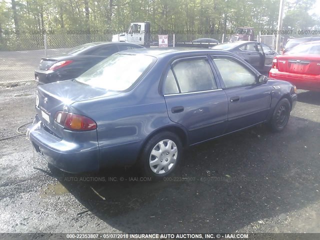 2T1BR12E8XC214537 - 1999 TOYOTA COROLLA VE/CE/LE 蓝色 照片 4