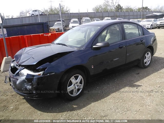 1G8AJ55F97Z142844 - 2007 SATURN ION LEVEL 2 BLUE photo 2