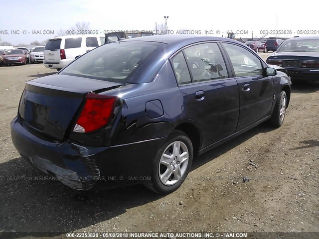 1G8AJ55F97Z142844 - 2007 SATURN ION LEVEL 2 BLUE photo 4