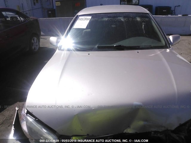 4T1BG22K61U839414 - 2001 TOYOTA CAMRY CE/LE/XLE თაფლისფერი ფოტო 10