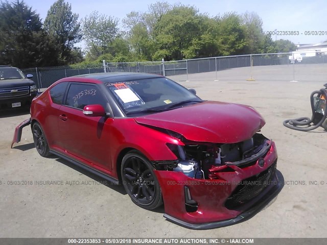 JTKJF5C75GJ025689 - 2016 TOYOTA SCION TC 红色 照片 1
