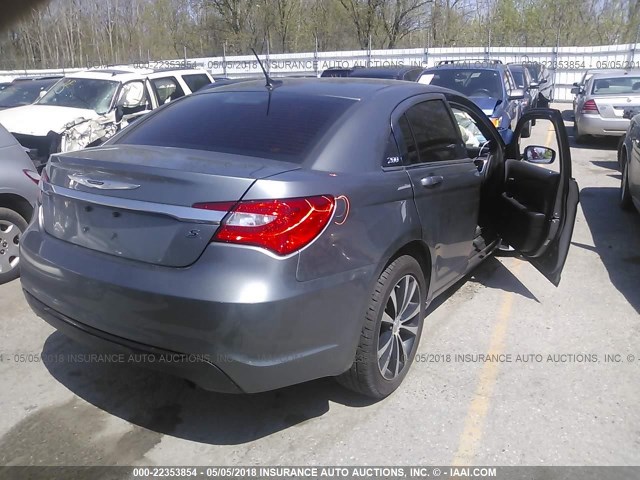 1C3CCBBB7DN597644 - 2013 CHRYSLER 200 TOURING GRAY photo 4