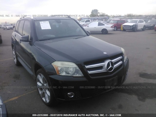 WDCGG8HB4AF275622 - 2010 MERCEDES-BENZ GLK 350 4MATIC BLACK photo 1