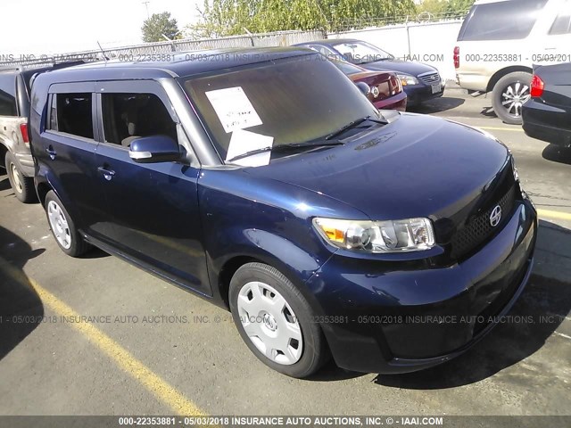 JTLKE50E481037159 - 2008 TOYOTA SCION XB ლურჯი ფოტო 1