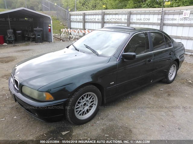 WBADT43401GX27627 - 2001 BMW 525 I AUTOMATIC GREEN photo 2