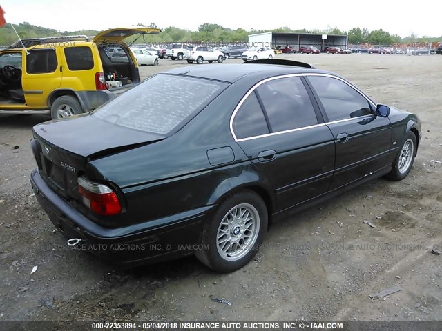 WBADT43401GX27627 - 2001 BMW 525 I AUTOMATIC GREEN photo 4