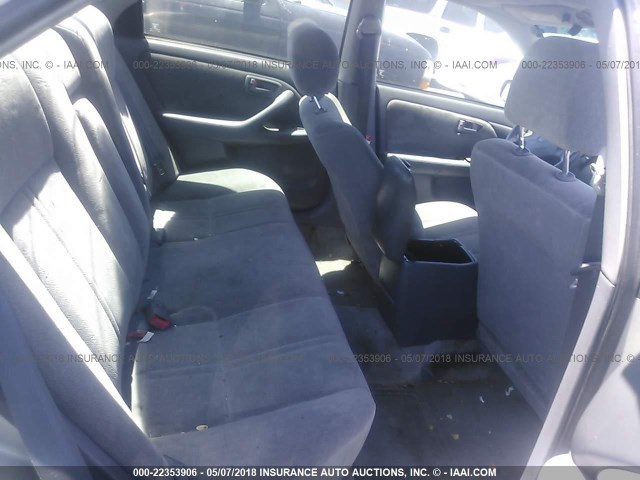 4T1BG22K11U020438 - 2001 TOYOTA CAMRY CE/LE/XLE 银色 照片 8