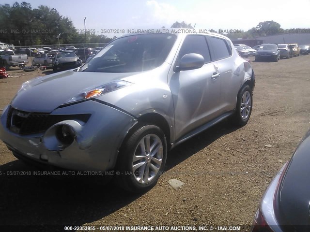 JN8AF5MRXCT103362 - 2012 NISSAN JUKE S/SV/SL SILVER photo 6