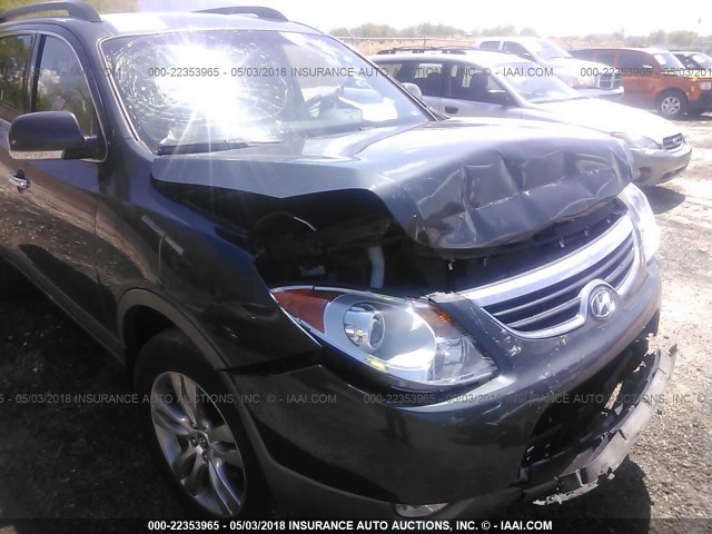 KM8NUDCC9CU187738 - 2012 HYUNDAI VERACRUZ GLS/LIMITED GRAY photo 6