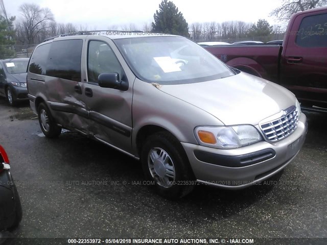 1GNDX03E3YD161474 - 2000 CHEVROLET VENTURE BEIGE photo 1