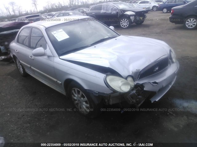 KMHWF35H33A770129 - 2003 HYUNDAI SONATA GLS/LX SILVER photo 1