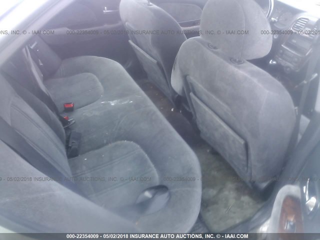 KMHWF35H33A770129 - 2003 HYUNDAI SONATA GLS/LX SILVER photo 8