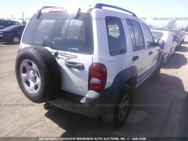 1J4GL48KX2W145916 - 2002 JEEP LIBERTY SPORT Ağ foto 4